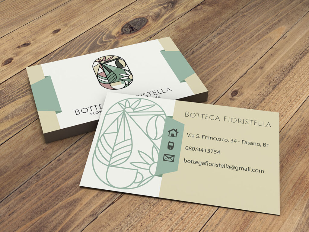 Bottega Fioristella business card